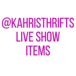 Live show items :)